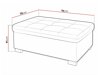Gestoffeerde hocker Comfivo 118 (Magic Velvet 2225)