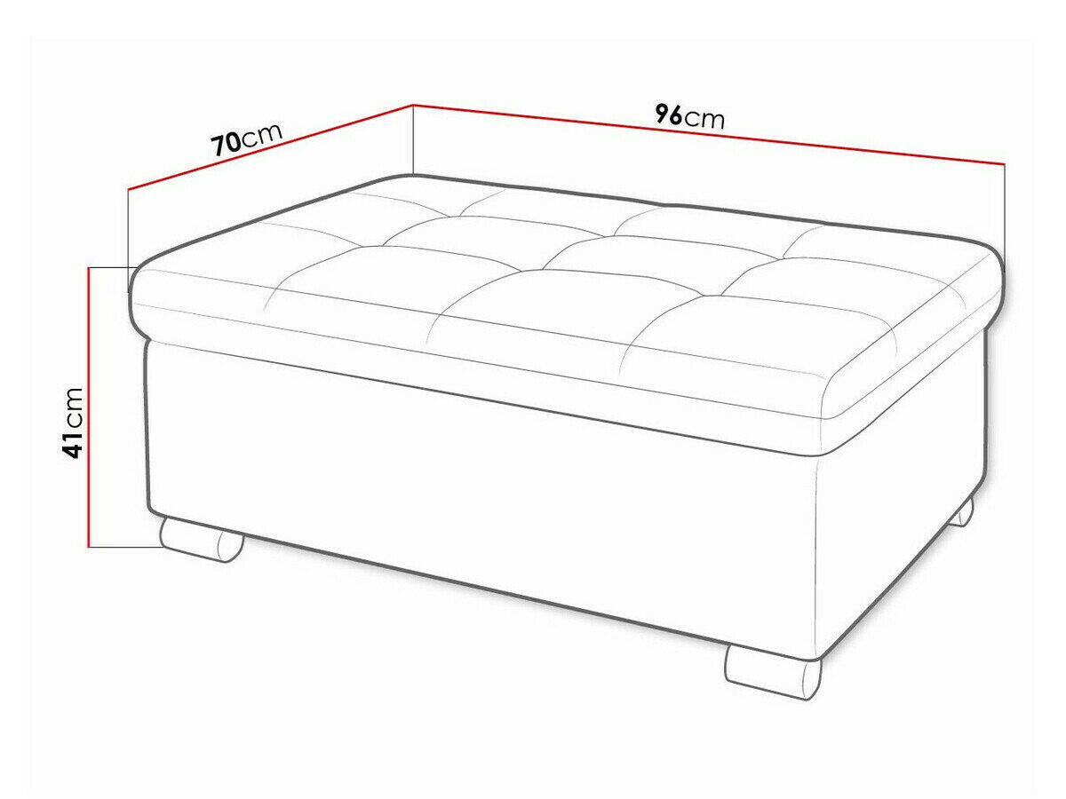 Polstret bænk Comfivo Gemma I (Uttario Velvet 2955)