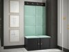 Комплект за антре Hartford 375 (Черен)