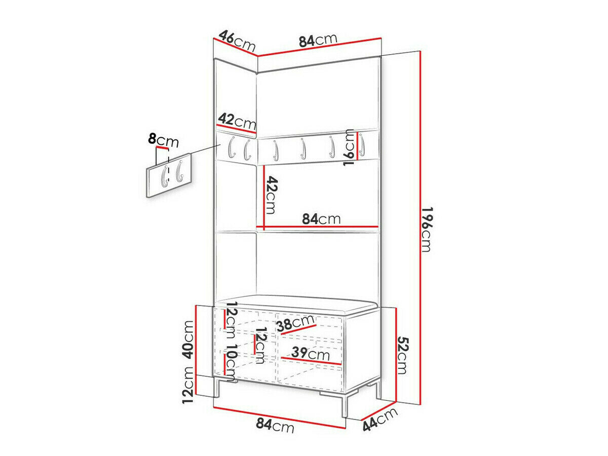 Entrésæt Nomal IV (Hvid)