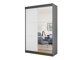 Kledingkast Dover 111 (Grafiet + Wit)
