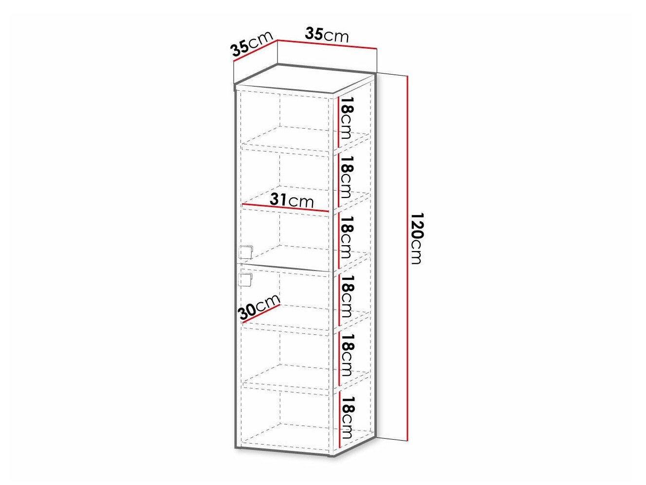 Armoire de salle de bain murale Panium (Blanc)