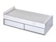Bed Lorlare 114 (Wit + Grijs)