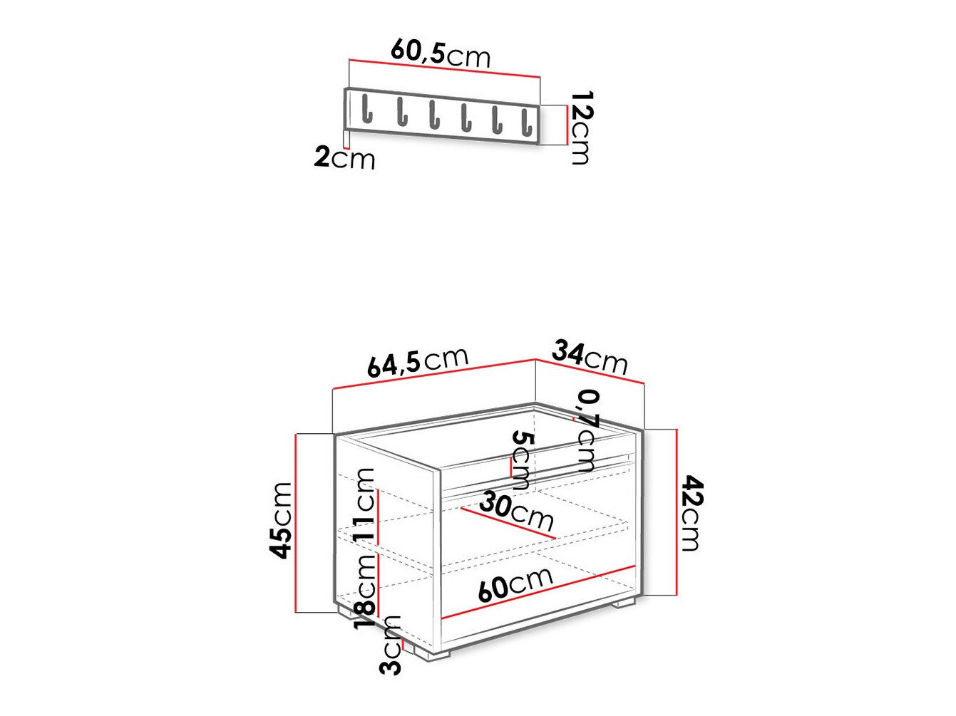 Gangmeubelset Comfivo Pinus IX (Wit + Manila 04)