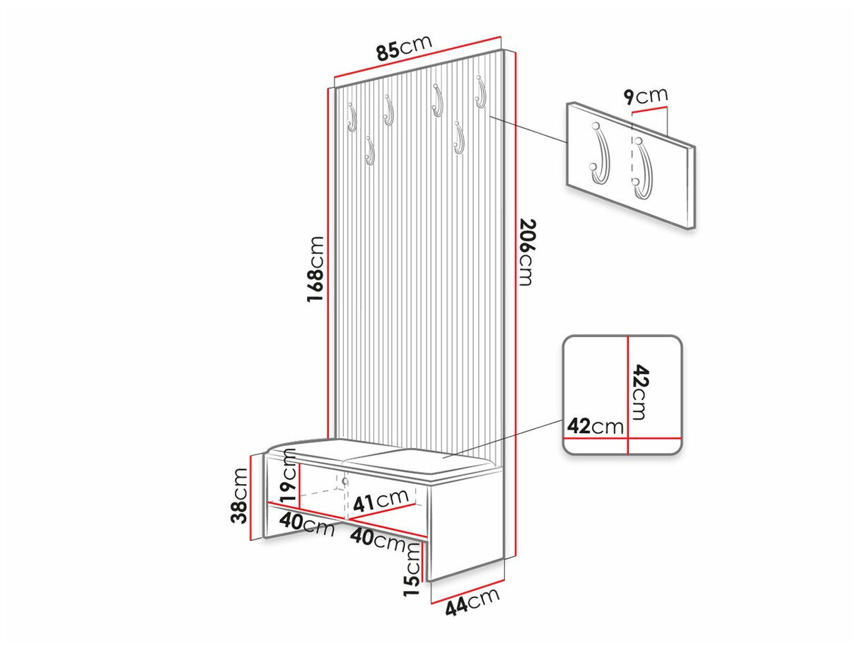 Entrésæt Donio IV (Artisan eg + Manila 04)