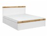 Bed Sonsoru 115 (Wit + Glanzend wit + Wotan eik)