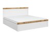 Bed Sonsoru 115 (Wit + Glanzend wit + Wotan eik)