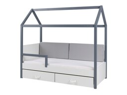 Krevet Henderson 132 (Grafit + Bijela)