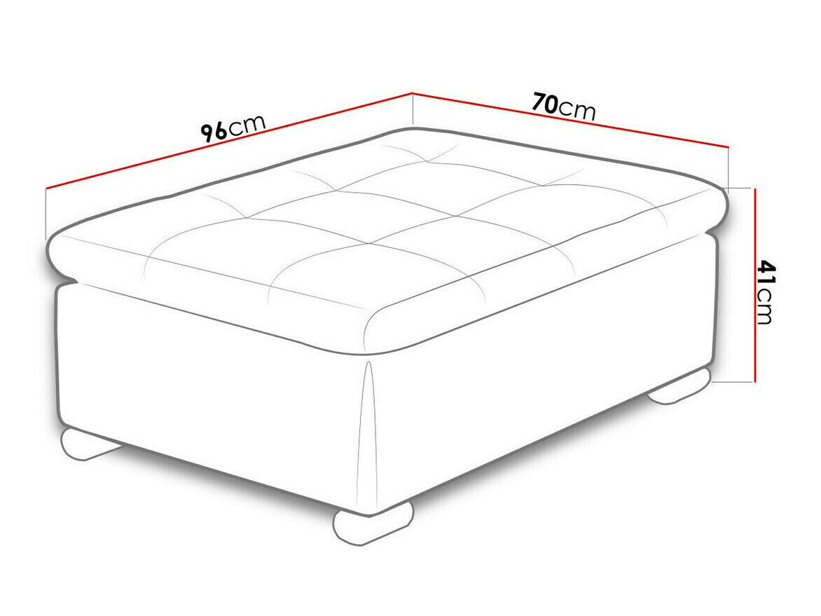 Polstret møbelsæt Comfivo Gemma I (Soft 020 + Majorka 03)