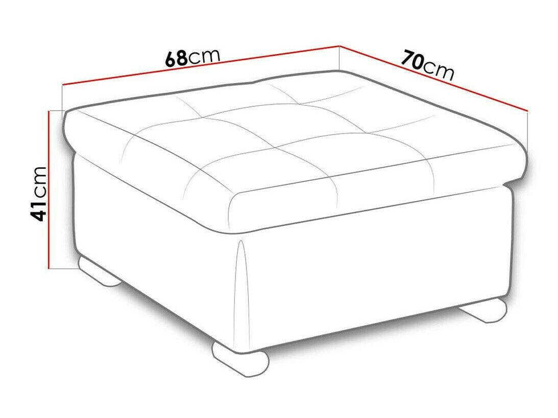 Polstret møbelsæt Comfivo Gemma I (Soft 020 + Majorka 03)
