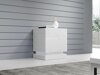 Een set nachtkastjes Linar (Wit + Glanzend wit)