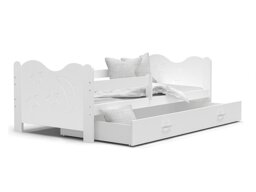 Voodi Aurora 124 (Valge)