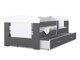 Voodi Tentive 100 (Hall + Valge)