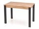 Tafel Houston 1208 (Wotan eik + Zwart)