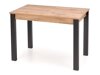 Tafel Houston 1208 (Wotan eik + Zwart)