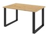 Tafel Tucson 137 (Artisan eiken + Zwart)