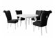 Eetkamerset Racine 143 (Wit + Magic Velvet 2219)