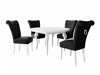 Eetkamerset Racine 143 (Wit + Magic Velvet 2219)