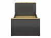 Bed Sordoro 132 (Grafiet + Artisan eiken)
