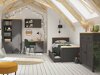 Bed Sordoro 132 (Grafiet + Artisan eiken)