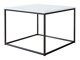 Salontafel Germantown 105 (Matzwart + Glanzend wit)