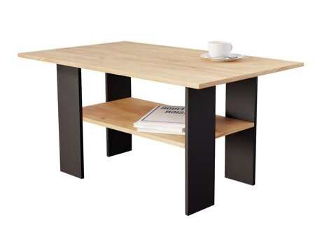 Salontafel Reading 101 (Zwart + Craft eiken)