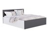 Bed Aurora 145 (Wit + Grijs)