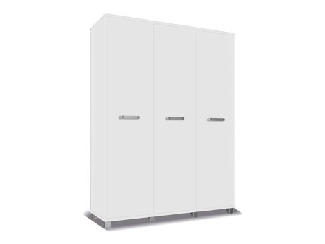 Garderobeskab Cirevau 105 (Hvid)