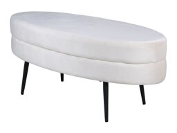 Gestoffeerde bank Dallas 2920 (Crème + Zwart)