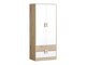 Kledingkast Balvire 102 (Licht eiken + Wit)