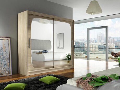 Garderobeskab Closico 108 (Sonoma eg)