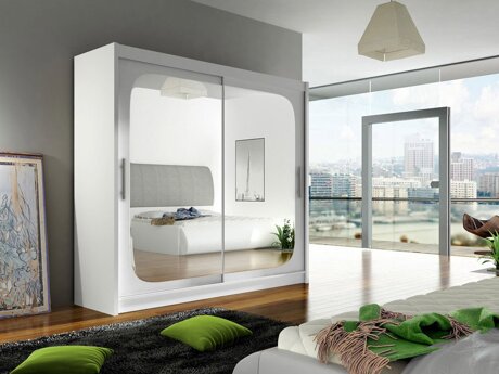 Garderobeskab Closico Pallor VIII (Hvid)