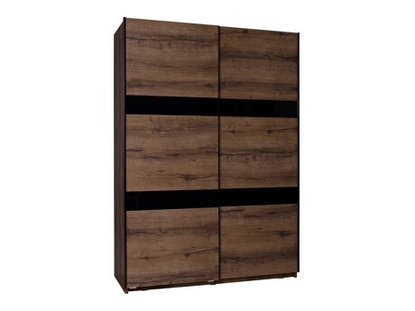 Garderobeskab Fivelbo 109 (Kloster eg + Blank sort)