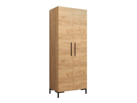 Kledingkast Nomal (Craft eiken + Zwart)