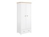 Kledingkast Romelbo 145 (Wit + Eiken)