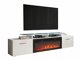 Meuble TV Numerus (Blanc + Blanc brillant)