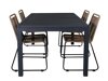 Tafel en stoelen set Dallas 3783