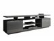 TV-meubel Figura (Grijs + Grijs met glans)