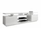 TV-meubel Figura (Wit + Glanzend wit)