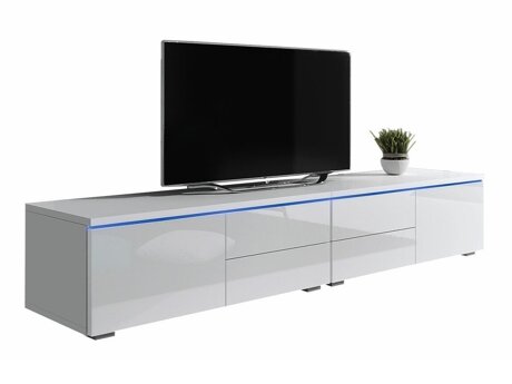 TV-meubel Hortus (Wit + Glanzend wit)