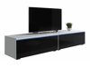 TV-meubel Hortus (Wit + Glanzend zwart)