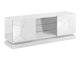 TV-meubel Linar (Wit + Glanzend wit)
