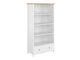 Boekenkast Romelbo 142 (Wit + Eiken)