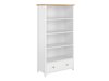 Boekenkast Romelbo 142 (Wit + Eiken)