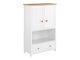 Ladekast Romelbo 144 (Wit + Eiken)