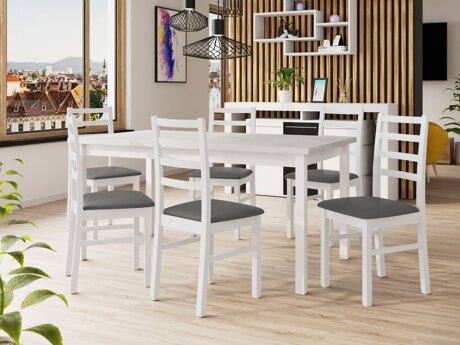Eetkamerset Victorville 261 (Wit)
