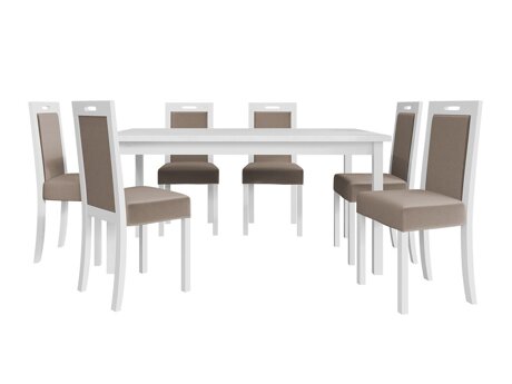Eetkamerset Victorville 262 (Wit)