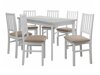 Eetkamerset Victorville 264 (Wit)