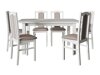 Eetkamerset Victorville 273 (Wit)