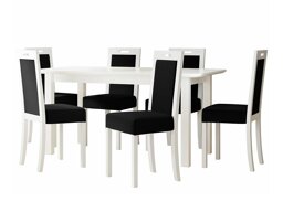 Eetkamerset Victorville 278 (Wit)